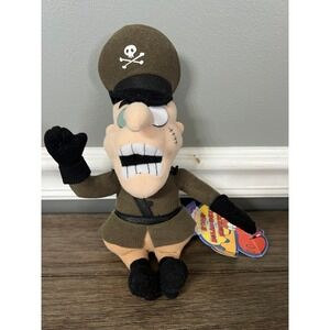 Vtg Stuffins Rocky Bullwinkle Fearless Leader Monocle German Plush